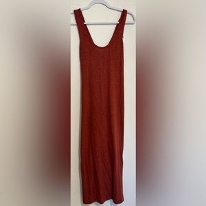 NWT Old Navy linen cross back dress, size M.